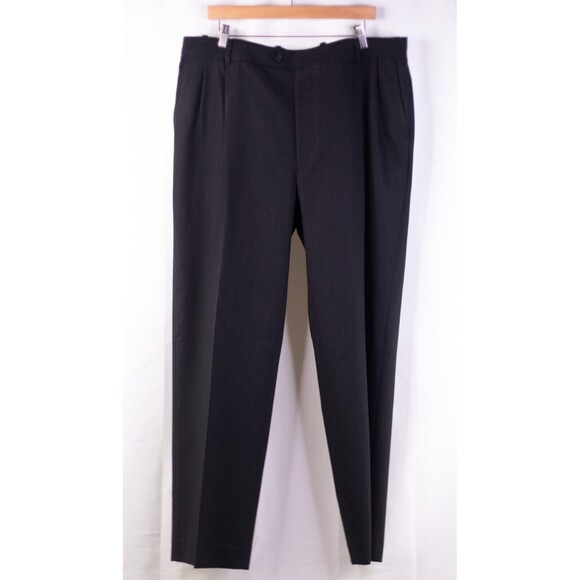 Pronto Uomo Men’s Suit 2 Button 2 Piece Suit 44L Dark Pants 39R Dark Gray - Picture 8 of 16